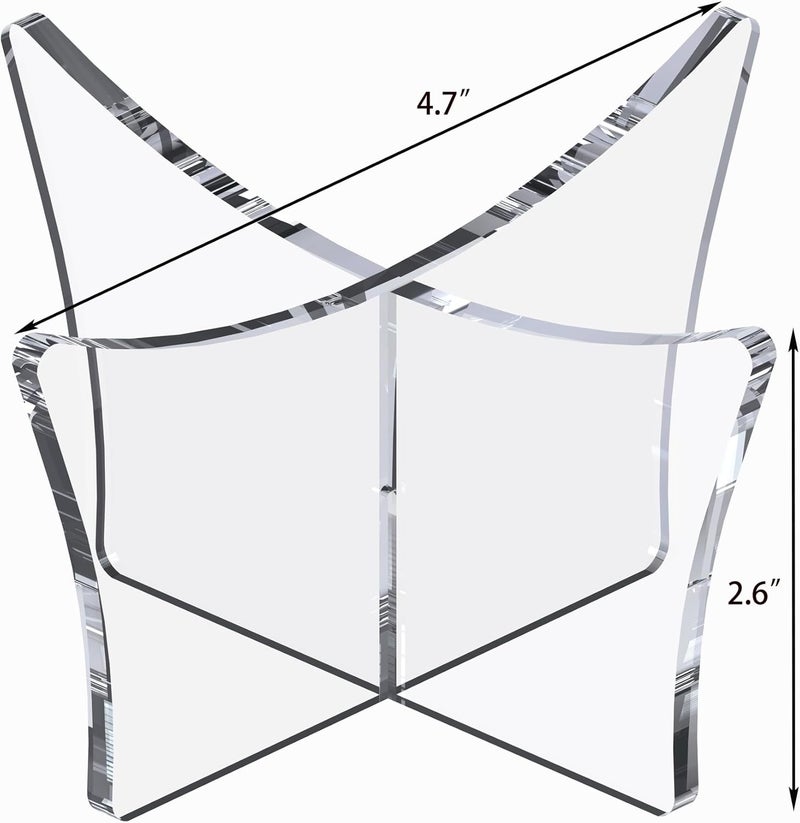 UoYeet حامل كرات أكريليك 3-pack، حجم صغير لكرة القاعدة، كرة السلة وكرة الجولف؛ حجم متوسط وكبير لكرة السلة، كرة القدم، الكرة الطائرة؛ حجم أفقي لكرة الرجبي وكرة القدم. - Image 5